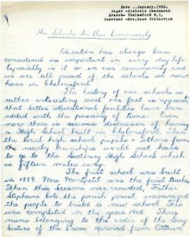 The Schools in Our Community